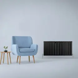 Design radiator Zwart 600x1190mm Seizoensaanbieding