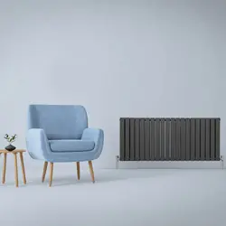 Rechtstreeks Van De Fabrikant Design radiator Grijs 600x1400mm