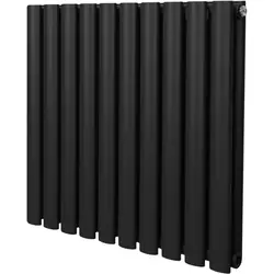 Koop Online Ovale Kolomradiator Zwart 600x600mm