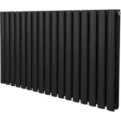 Meest Verkocht Ovale Kolomradiator Zwart 600x1020mm