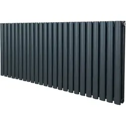 Ovale Kolomradiator Grijs 600x1440mm Laatste Kans