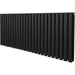 Gecertificeerd Ovale Kolomradiator Zwart 600x1440mm