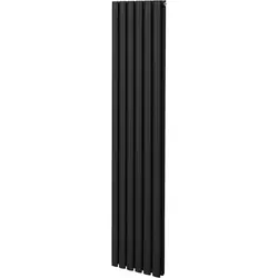 Ovale Kolomradiator Zwart 1800x360mm Merkproduct
