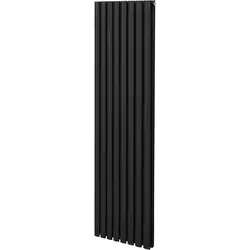 Koopje Ovale Kolomradiator Zwart 1800x480mm