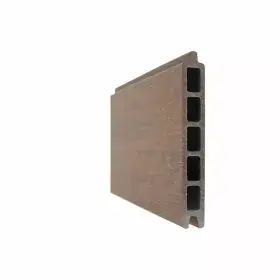 Aanbieding NewTechWood co-extrusie composiet schermplank, 2,1x15 x180 cm, Teak.