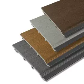 Nu Kopen Composiet rabatplank glad 1,5x17,3x290cm Teak