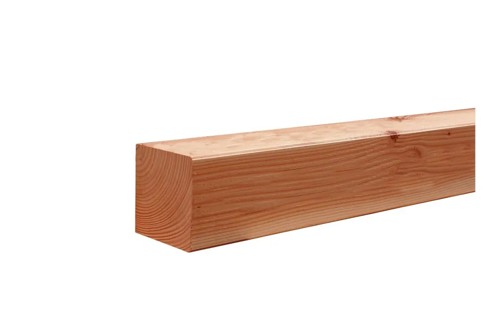 Douglas geschaafde paal 12x12 onbehandeld Tijdelijk Beschikbaar