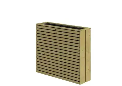 Beperkte Voorraad Terrasbloembak Elan Excellent, 93x30x103 cm, groen geïmpregneerd.