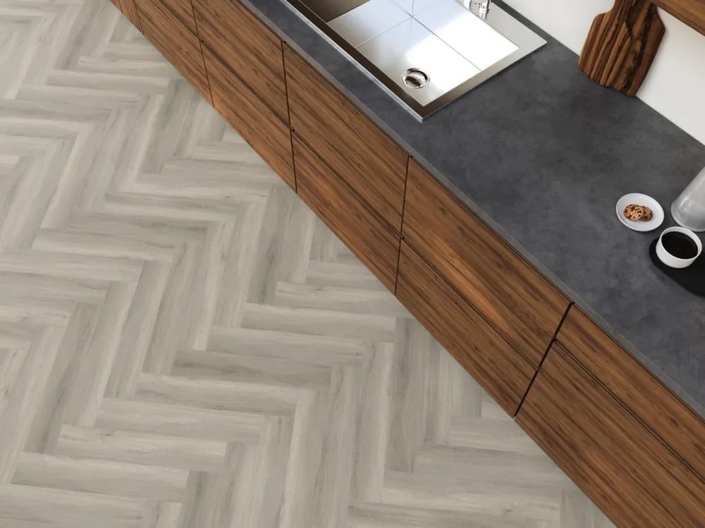 YUP herringbone click SRC grey Uitverkoop