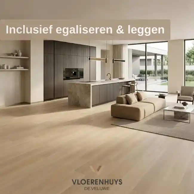 Snelle Levering VH eiken dryback naturel inclusief leggen