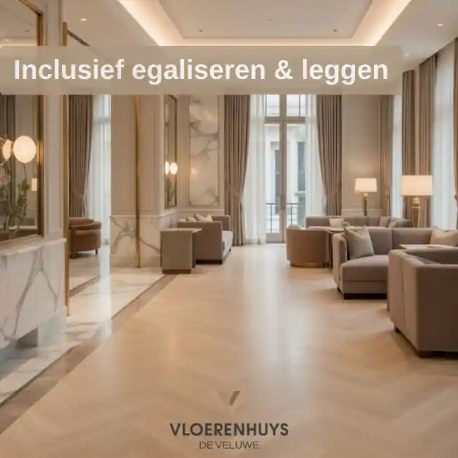 Exclusieve Aanbieding VH eiken visgraat dryback naturel inclusief leggen