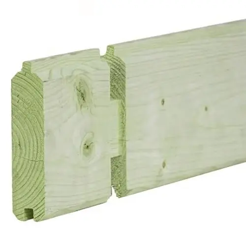 Blokhut Dingle 500 x 500 + 70 cm groen geïmpregneerd Betrouwbaar