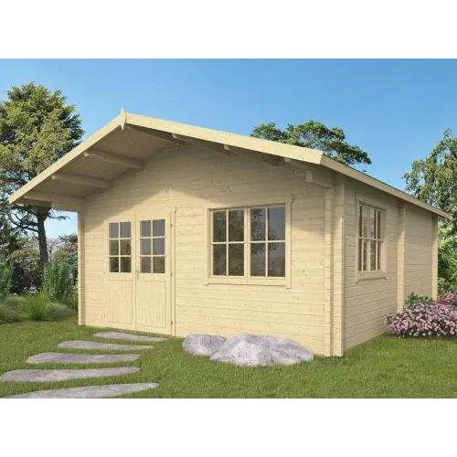 Blokhut Niedersachsen 500 x 598 + 115 cm Weekendaanbieding