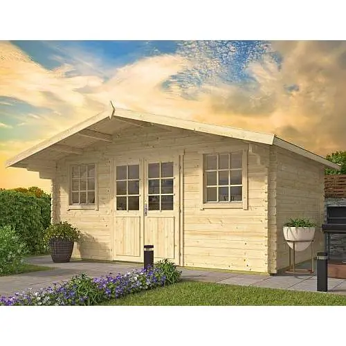Flitsaanbieding Blokhut Rika 500 x 320 cm