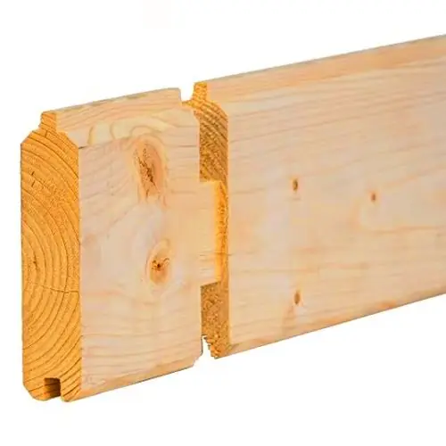 Blokhut Lotte 400 x 400 cm honinggeel geïmpregneerd Laatste Versie