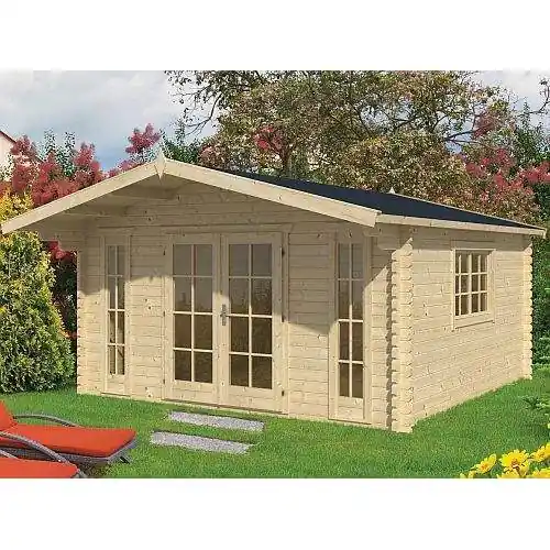 Dagaanbieding Blokhut Laula 430 x 430 + 100 cm