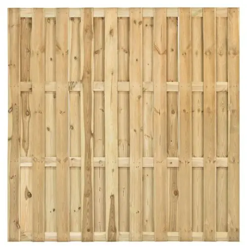 Merkproduct Schutting Compleet aanbieding 10 mm 180 x 180 cm recht