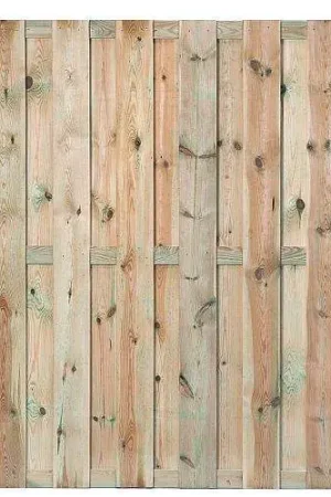 Uitverkoop Tuinscherm grenen aanbieding 14 mm 180 x 180 cm recht