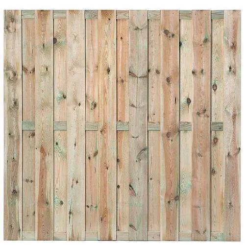 Uitverkoop Tuinscherm grenen aanbieding 14 mm 180 x 180 cm recht