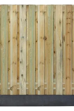 Hout-betonschutting antraciet i.c.m. grenen 21-planks tuinscherm Speciale Aanbieding