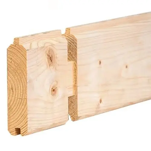 Blokhut Kukka 250 + 450 x 350 cm onbehandeld Laatste Versie