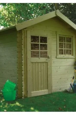 Beste Prijs Blokhut Solid Saran 298 x 198 cm geïmpregneerd
