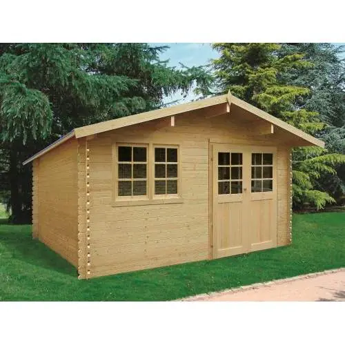 Betrouwbaar Blokhut Solid Visp 418 x 388 cm