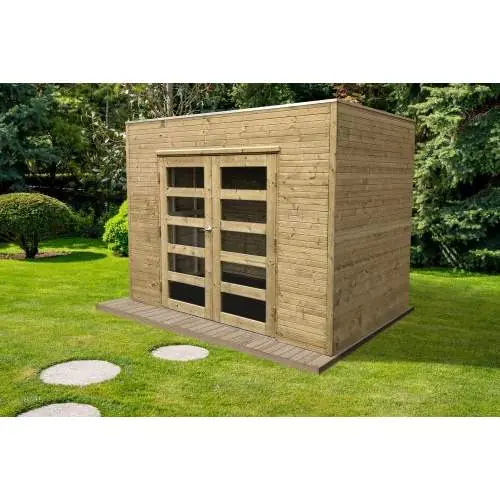 Betaalbaar Blokhut Solid Capri 299 x 199 cm