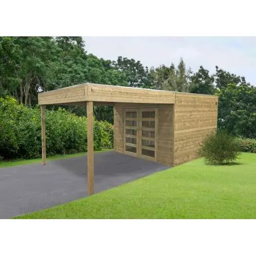 Blokhut Solid Matera 299 + 291 x 287 cm Nu Kopen