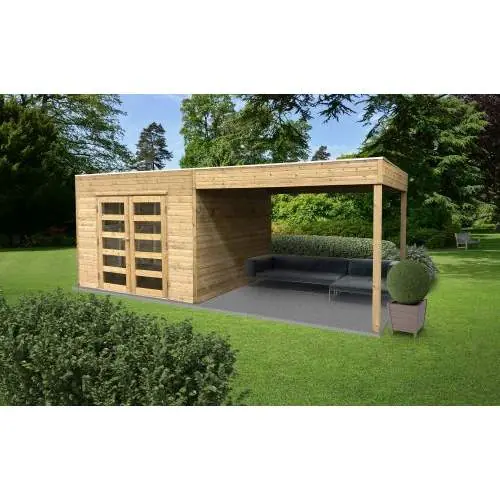 Blokhut Solid Tarento 299 + 287 x 291 cm Seizoensaanbieding