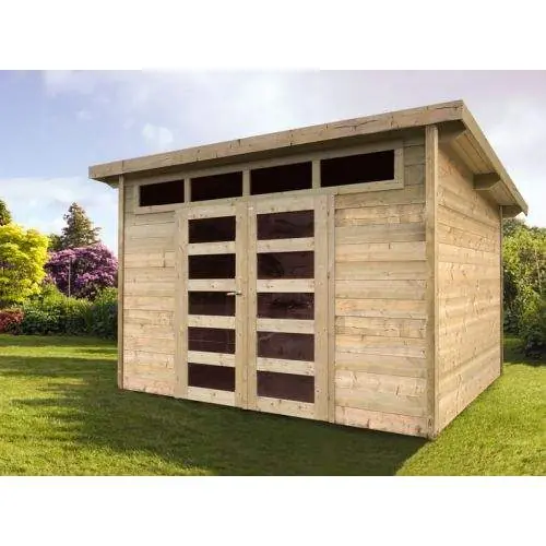Blokhut Solid Venezia 333 x 274 cm Nieuw