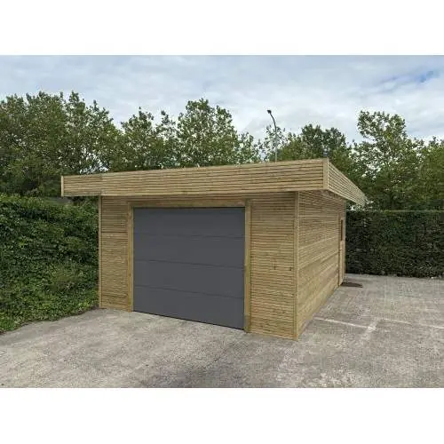 Hoge Kwaliteit Garage Carport Solid Modern 506 x 700 cm geïmpregneerd
