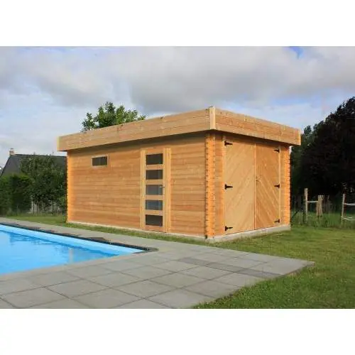 Veilige Betaling Garage Solid Modern 358 x 538 cm houten deur