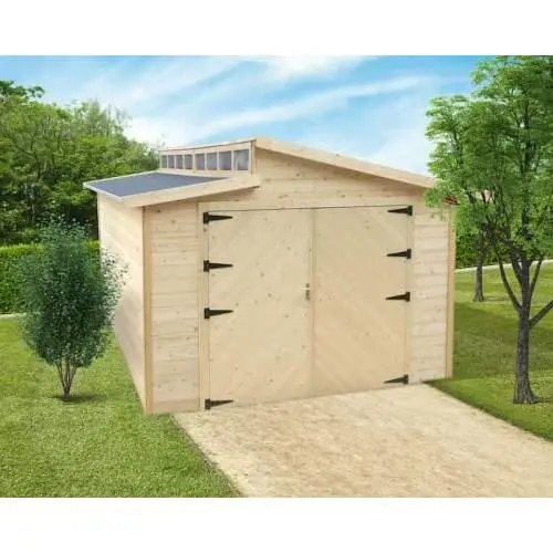 Populair Garage Solid Torino 360 x 550 cm houten deur