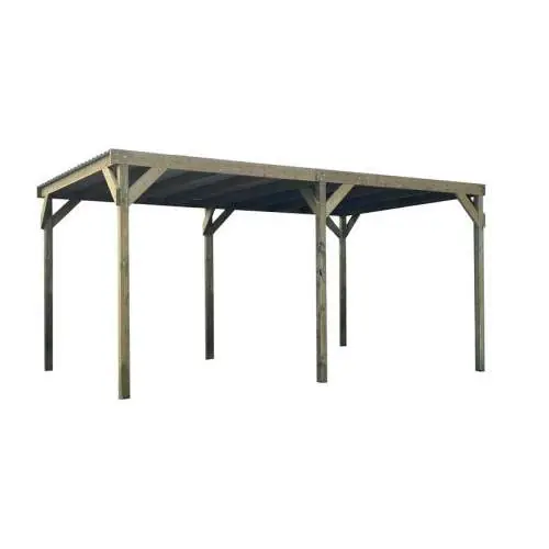 Carport Solid 300 x 500 cm geïmpregneerd Nu Kopen