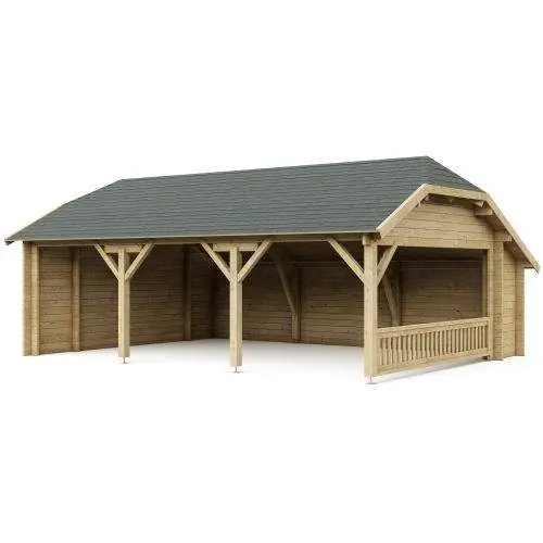 Blokhut WKS1 Wolfskapschuur Interflex 615 x 505 cm Must-Have