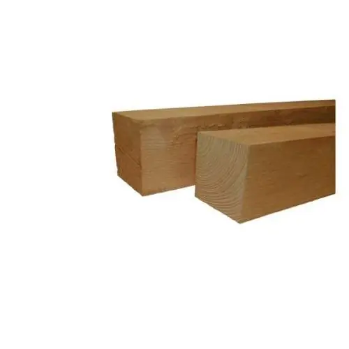 Tuinpaal douglas ongeschaafd 15 x 15 cm groen geïmpregneerd Alleen Vandaag