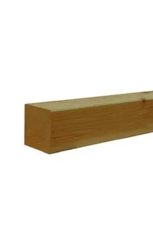 Tuinpaal douglas geschaafd 14,0 x 14,0 cm groen geïmpregneerd Rechtstreeks Van De Fabrikant