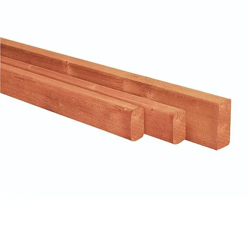 Douglas geschaafde regel 4 x 6 cm Populair