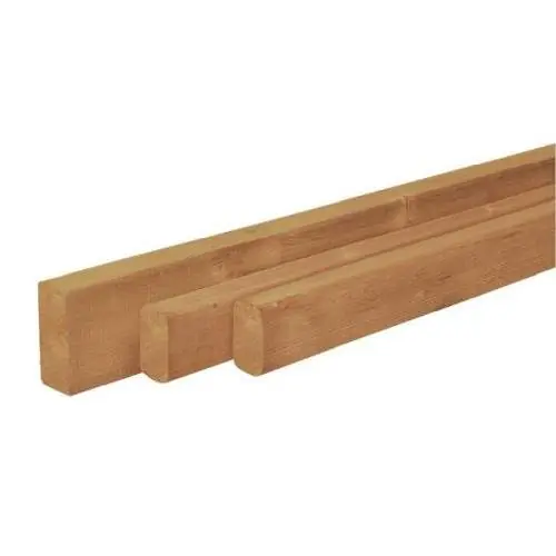 Uitverkoop Regel douglas geschaafd groen geïmpregneerd 4,5 x 7,0 cm
