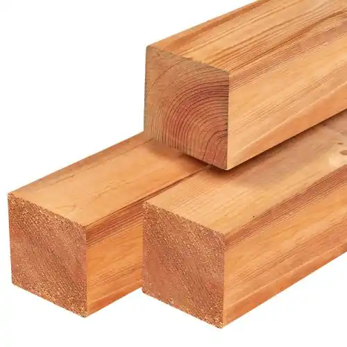 Populair Tuinpaal red class wood geschaafd 12 x 12 cm