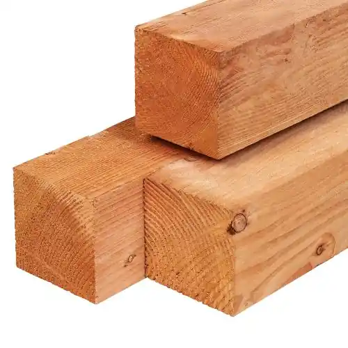 Korting Tuinpaal red class wood geschaafd 14 x 14 cm