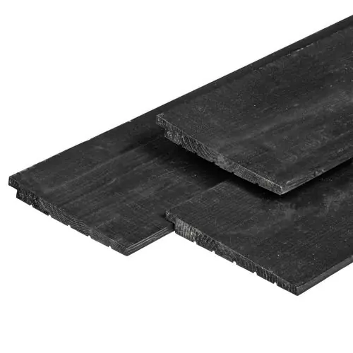 Shop Nu Gevelbekleding zweeds rabat vuren zwart gedompeld 1,1-2,2 x 19,5 cm