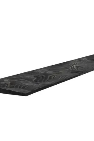 Vuren Zweeds rabat zwart gespoten 1,1-2,7 x 19,5 cm Hoge Kwaliteit
