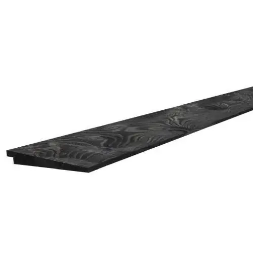 Vuren Zweeds rabat zwart gespoten 1,1-2,7 x 19,5 cm Hoge Kwaliteit