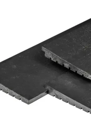 Alleen Vandaag IJsselrabat excellent vuren zwart gespoten 1,4-2,8 x 19,5 cm