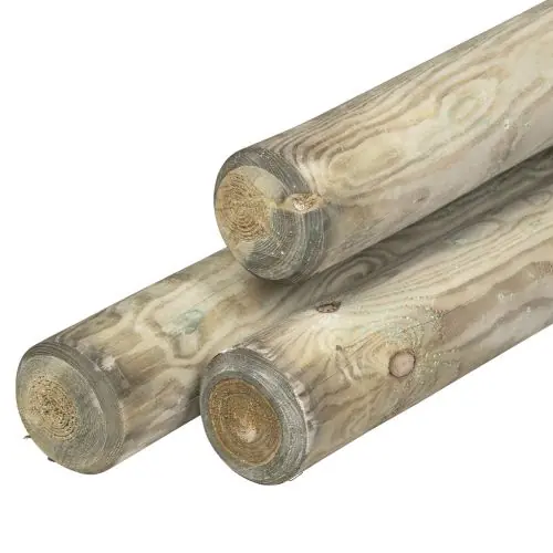 Aanbieding Ronde tuinpaal geïmpregneerd Ø10 cm