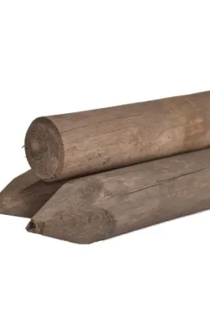 Finale Uitverkoop Weidepaal grenen gefreesd Dura² Ø12 cm