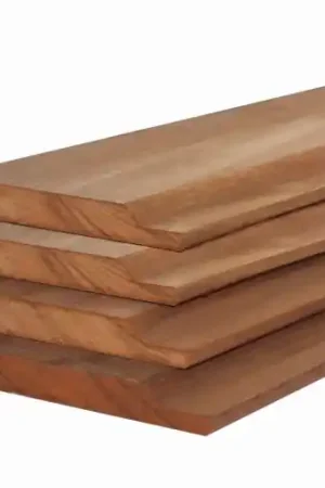 Exclusieve Aanbieding Gevelbekleding hardhout rabat gedroogd 1,6 x 14 x 300 cm
