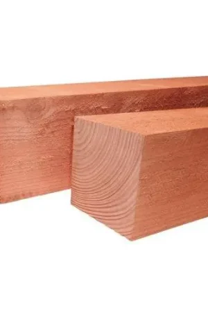 Gratis Retour Douglas fijnbezaagde paal 20 x 20 x 300 cm onbehandeld